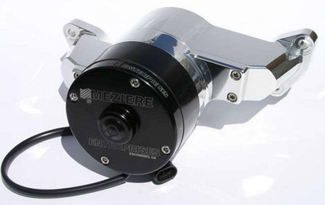 Meziere Electric Water Pump, Fits Small Block Ford 1994 & up, Polished Finish (MZWP173U) MZWP173U