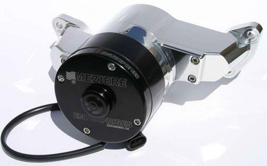 Meziere Electric Water Pump, Fits Small Block Ford 1994 & up, Polished Finish (MZWP173UHD)