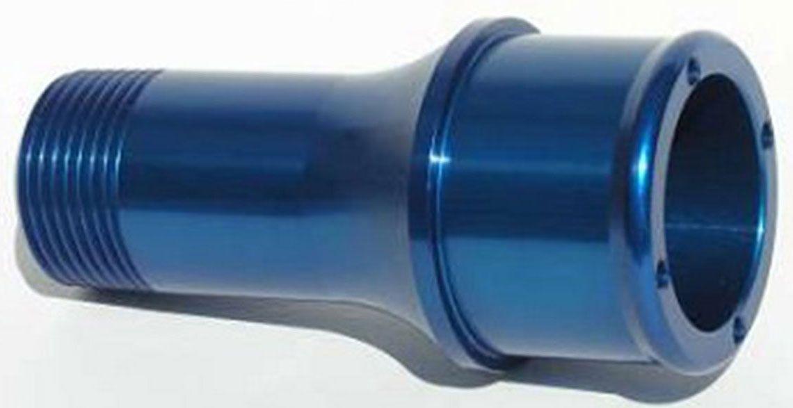 Meziere Inlet Fitting,Extended Length For 100 Series Electric Water Pumps Blue Finish (MZWP2175B)