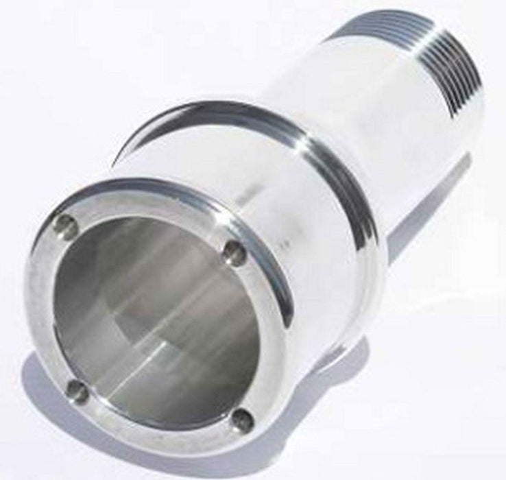 Meziere Inlet Fitting,Extended Length For 100 Series Electric Water Pumps Chrome Finish (MZWP2175C)