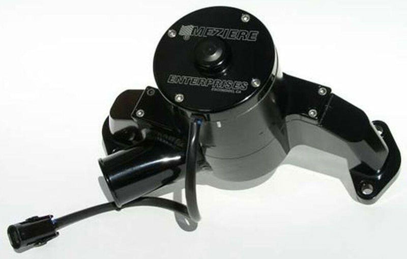 Meziere Electric Water Pump, Fits Big Block Chev, High Flow Style, Black Finish (MZWP300S) MZWP300S