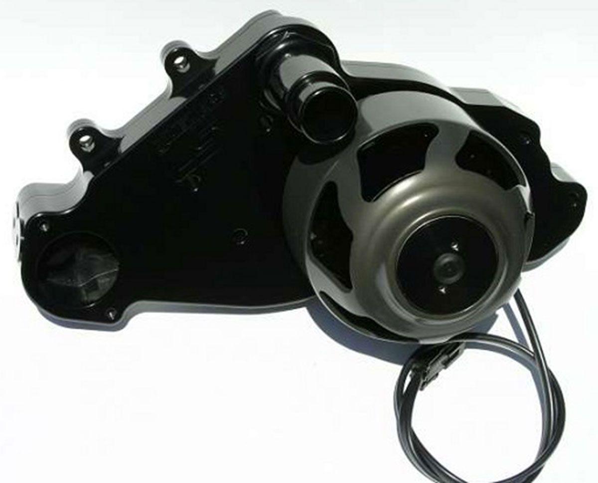 Meziere Electric Water Pump, Fits GM LS1 To LS8, High Flow Idler Style, Black Finish (MZWP319S) MZWP319S