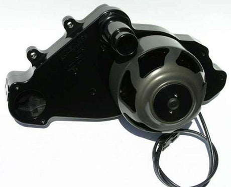 Meziere Electric Water Pump, Fits GM LS1 To LS8, High Flow Idler Style, Black Finish (MZWP319S) MZWP319S