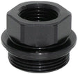 Meziere Port Adapter 15/16-20 - 3/8" NPT Female, Black (MZWPM38PS)