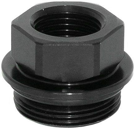 Meziere Port Adapter 15/16-20 - 5/8-18 Female, Black (MZWPMTEMPS)