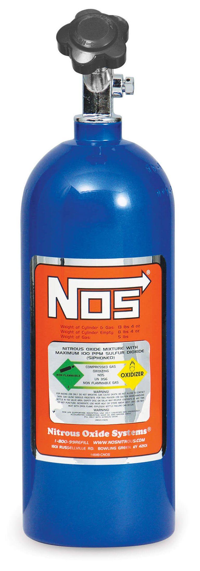 NOS Nitrous Bottle 5-lb. (Electric Blue) (NOS14730) NOS14730