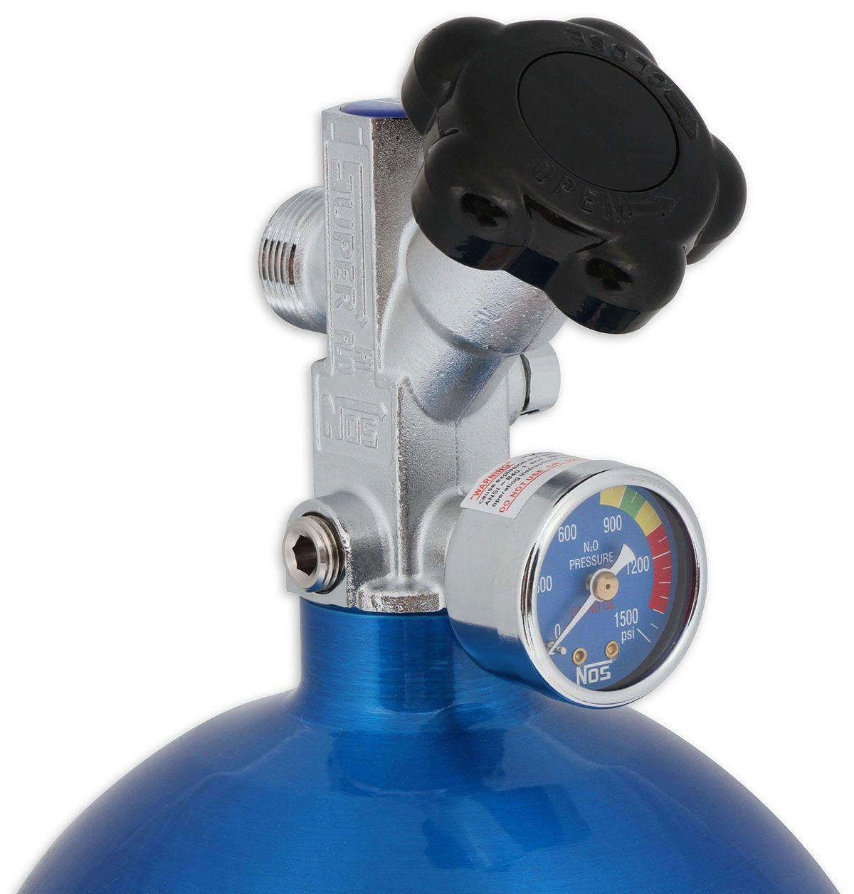 NOS Nitrous Bottle 15-lb. (Electric Blue) (NOS14750)