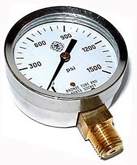 NOS 2-1/4" Racers Nitrous Pressure Gauge (NOS15931)