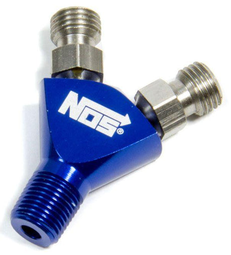 NOS Flare Jet to 1/8" NPT "Y" Fitting (Blue) (NOS17255) NOS17255