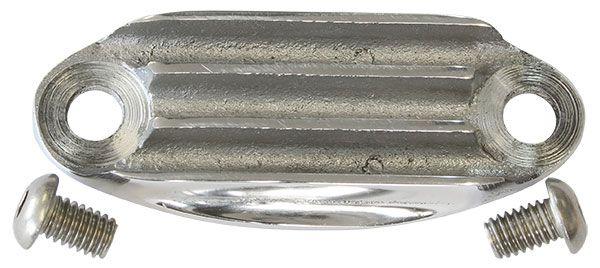 Obrien Polished Finned Aluminium Fuel Pump Block Off (OTBOFC) OTBOFC