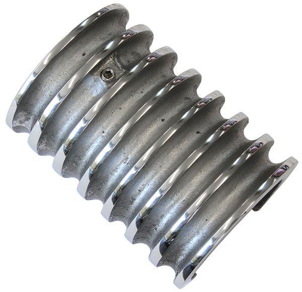 Obrien Polished Finned Aluminium Coil Cover (OTECCS) OTECCS