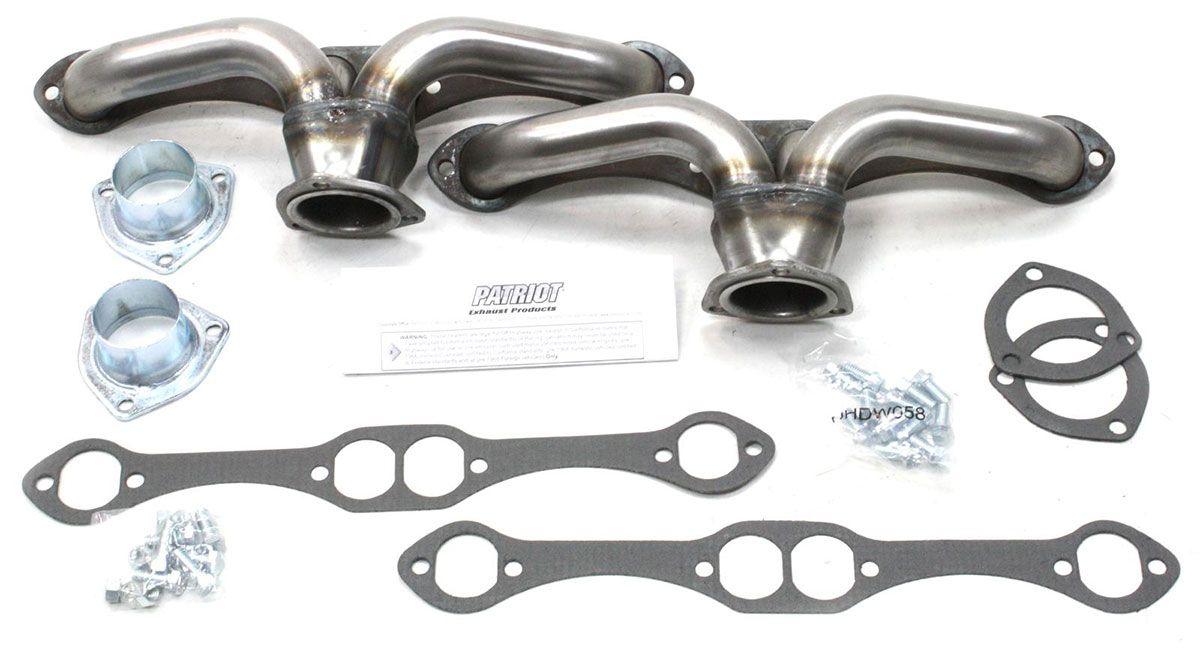 Patriot Raw Finish Tight Tuck Headers (PATH8052)