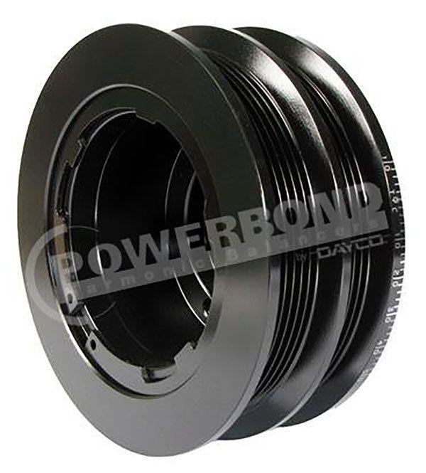 Powerbond Race Series Harmonic Balancer (Serpentine Belt) 25% Under Drive (PBU1480-SS25)