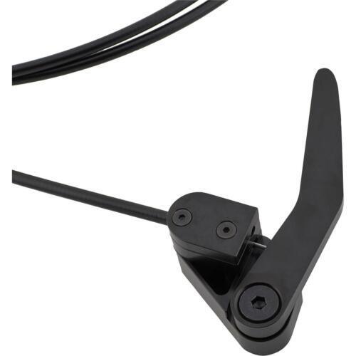 Proflow Universal Bear Jaw Door Latch Release , Black Handle with Cable Kit - Automotive - Fast Lane Spares
