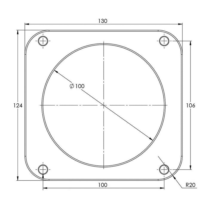 Proflow Throttle Body Universal 100mm Bore Size Mpi Billet Aluminiu — Fast Lane Spares