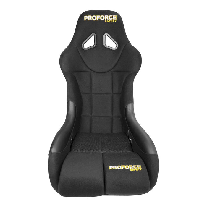 Proforce Racing Seat, FIA. Highback Bucket, Glass Fiber Reinforce Plastic Lightweight, Black Velour, Each - PFS-RTS600