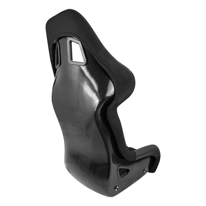 Proforce Racing Seat, FIA, Highback Bucket, Glass Fiber Reinforce Plastic, Black Velour, Each - PFS-RTS800