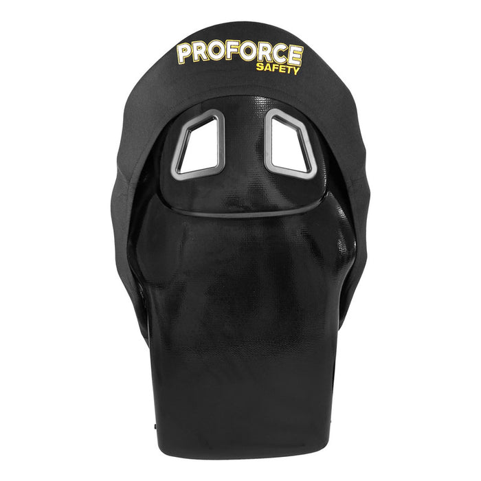 Proforce Racing Seat, FIA, Highback Bucket Competition, Glass Fiber Reinforce Plastic Lightweight, Black Velour, Each - PFS-RTS900