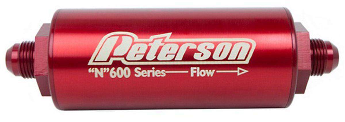 Peterson 600 Series Inline Petrol/Methanol Filter (PFS09-0617) PFS09-0617