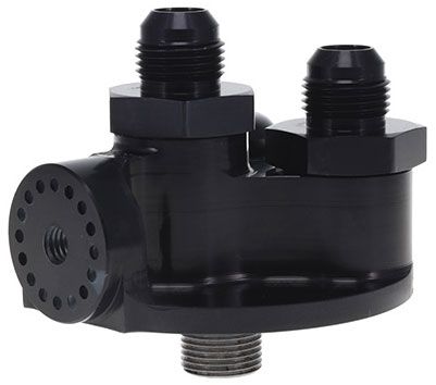Peterson Remote Oil Filter Mount, Black (PFS09-1392) PFS09-1392