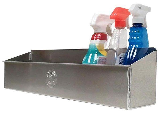 Pit Pal 10 Container Aluminium Storage Shelf 24"W x 5"D (PIT-112) PIT-112