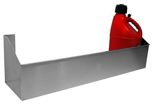 Pit Pal Aluminium Trailer 4 Fuel Jug Rack 46"L x 13"H x 12"W (PIT-183)