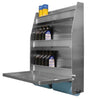 Pit Pal Deluxe Trailer Cabinet with Fold Down Work Tray 27"W x 32"H x 6.75"D (PIT-320A) PIT-320A