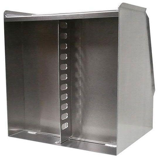 Pit Pal 1 Bay Wall Mount Helmet Shelf with Hanger 14.25"W x 12"H x 15"D (PIT-330)