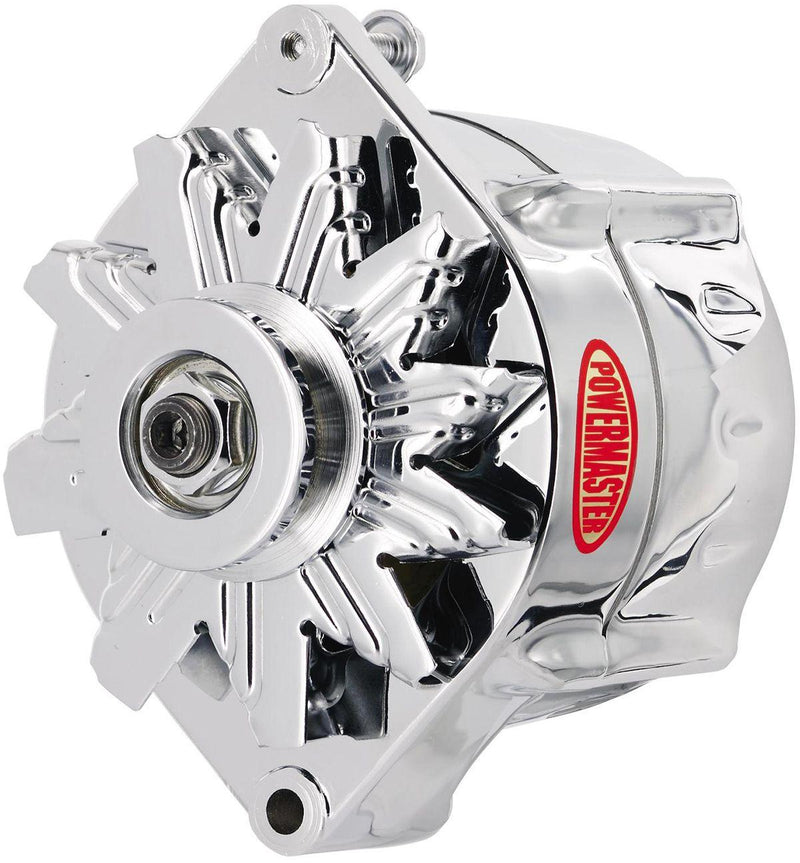 Powermaster Chrome Smooth Look Alternator (PM17297)
