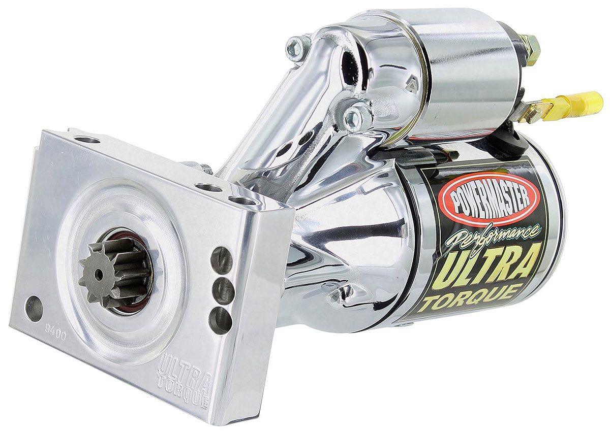 Powermaster Ultra-Torque Starter Motor, Chrome (PM19400) PM19400