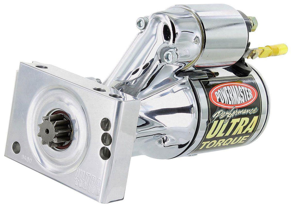 Powermaster Ultra-Torque Starter Motor, Chrome (PM19400)