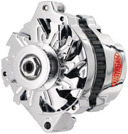 Powermaster Chrome GM/Chevy CS130 Style Alternator (PM378021) PM378021