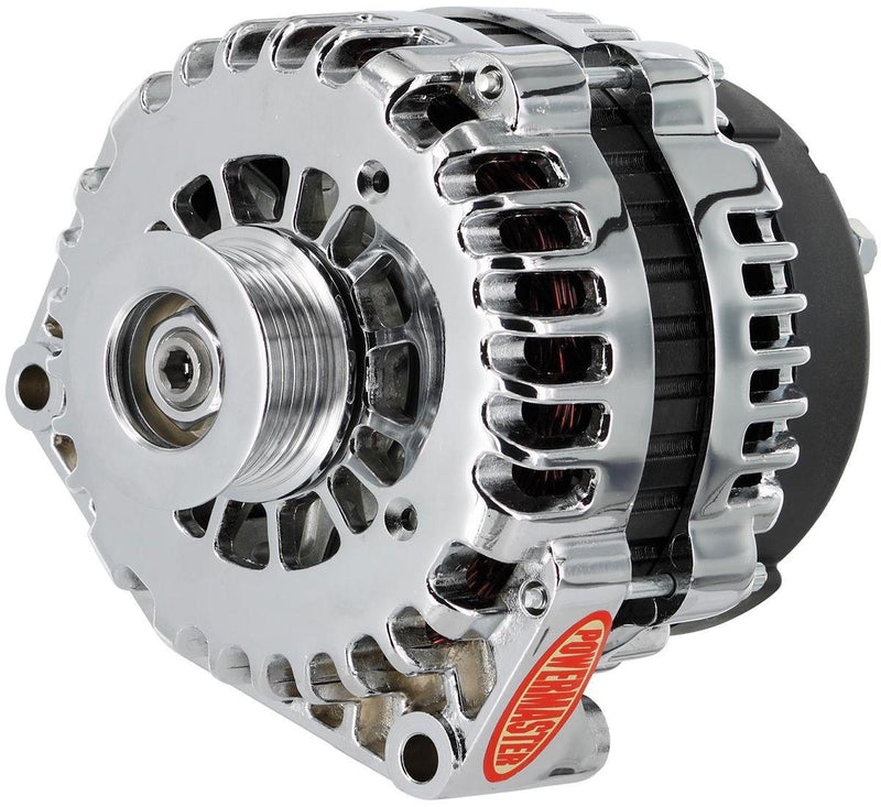 Powermaster Chrome GM Style AD Alternator (PM38237) PM38237