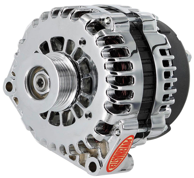 Powermaster Chrome GM Style AD Alternator (PM38302) PM38302