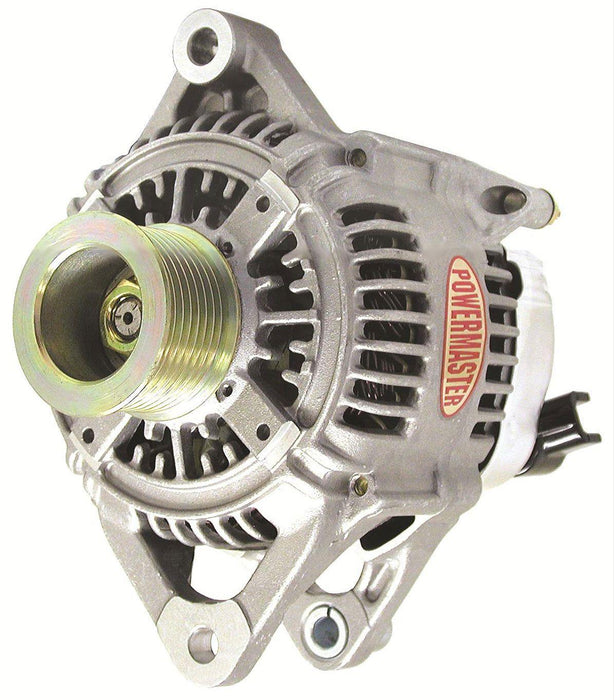 Powermaster 170 amp Denso Style 7 Groove Alternator, Natural Finish (PM433118)