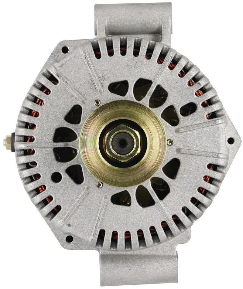 Powermaster Natural Finish Ford 4G Transverse Mount Alternator (PM47787)