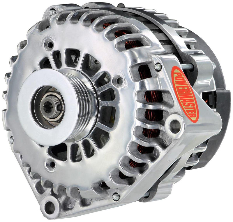 Powermaster Polished GM Style AD Alternator (PM68237) PM68237