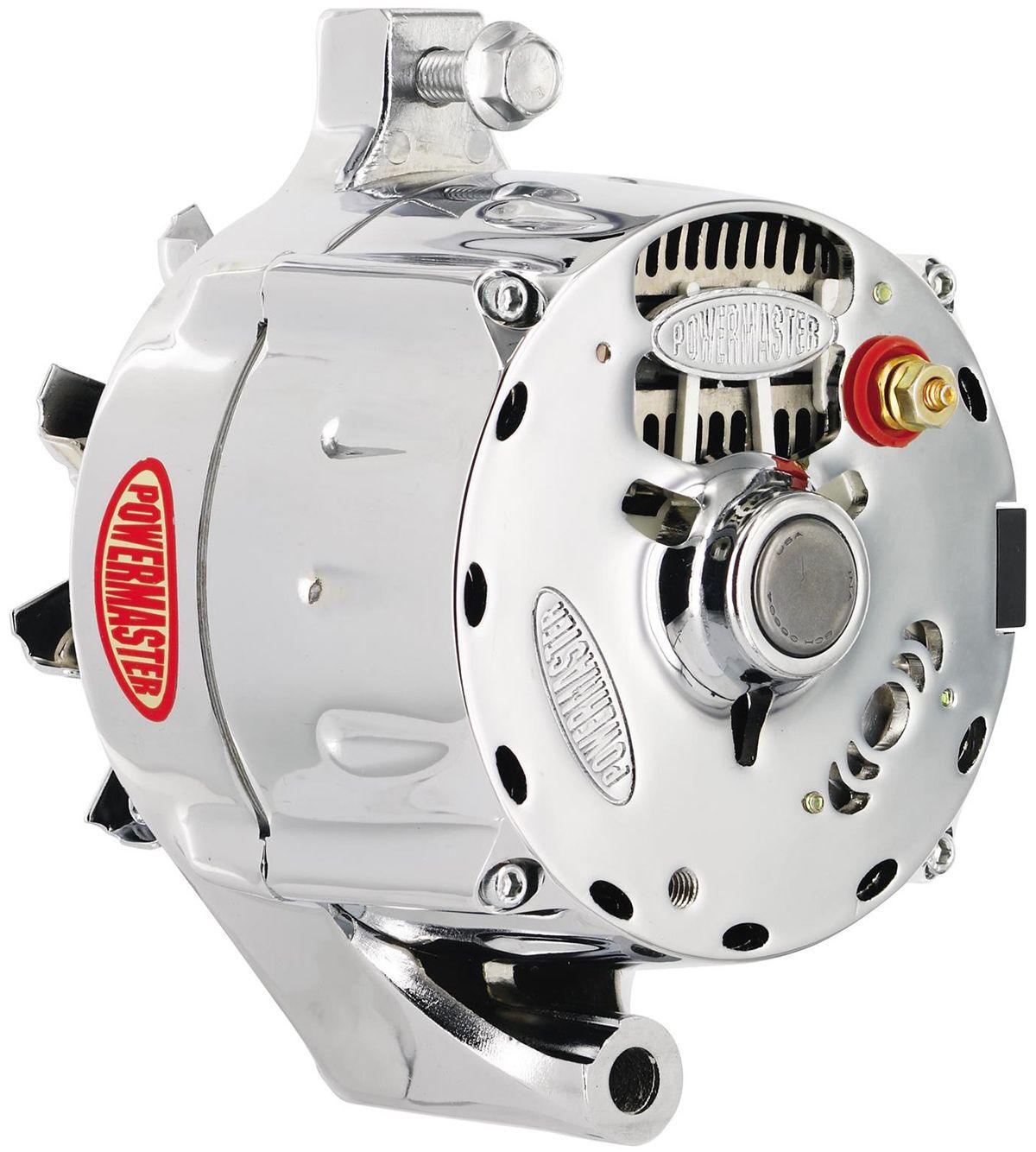 Powermaster Chrome Ford Alternator (PM8-37101)