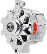 Powermaster Chrome Smooth Ford Alternator (PM8-37141) PM8-37141