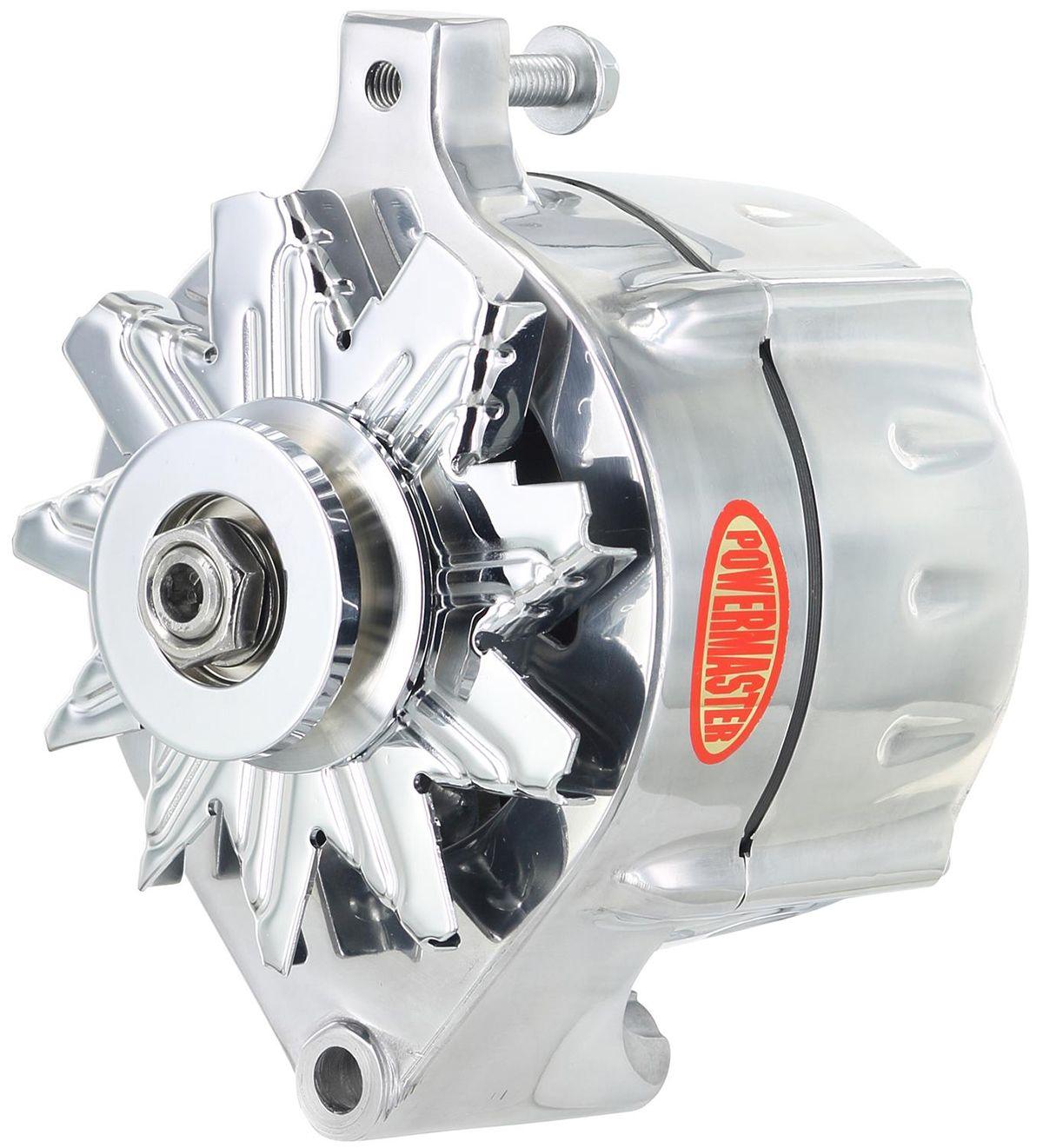 Powermaster Polished Ford Alternator (PM8-67101) PM8-67101