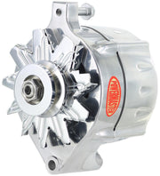 Powermaster Polished Smooth Ford Alternator (PM8-67141) PM8-67141