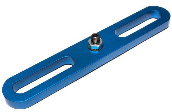 Powerhouse Top Dead Center Stop, Cylinder Head Off Style, Billet Aluminum, Blue Anodized, Each (POW101335) POW101335