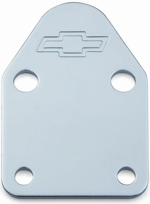 Proform Fuel Pump Block-Off Plate Chrome with Bowtie Logo (PR141-210)