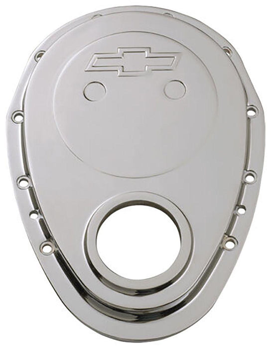 Proform Die Cast Timing Cover Chrome with Bowtie Logo (PR141-218)