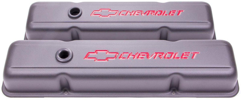 Proform Stamped Steel Short Valve Covers With Baffle (PR141-750) PR141-750