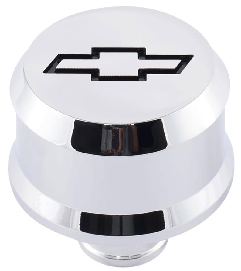 Proform Slant Edge Aluminium Valve Cover Breather Push-In Style - Chrome (PR141-852) PR141-852