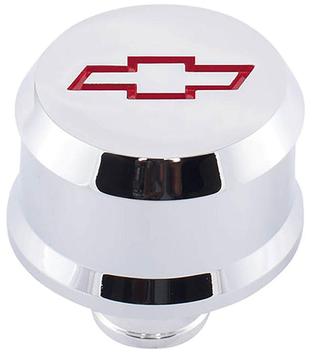 Proform Slant Edge Aluminium Valve Cover Breather Push-In Style - Chrome (PR141-853) PR141-853