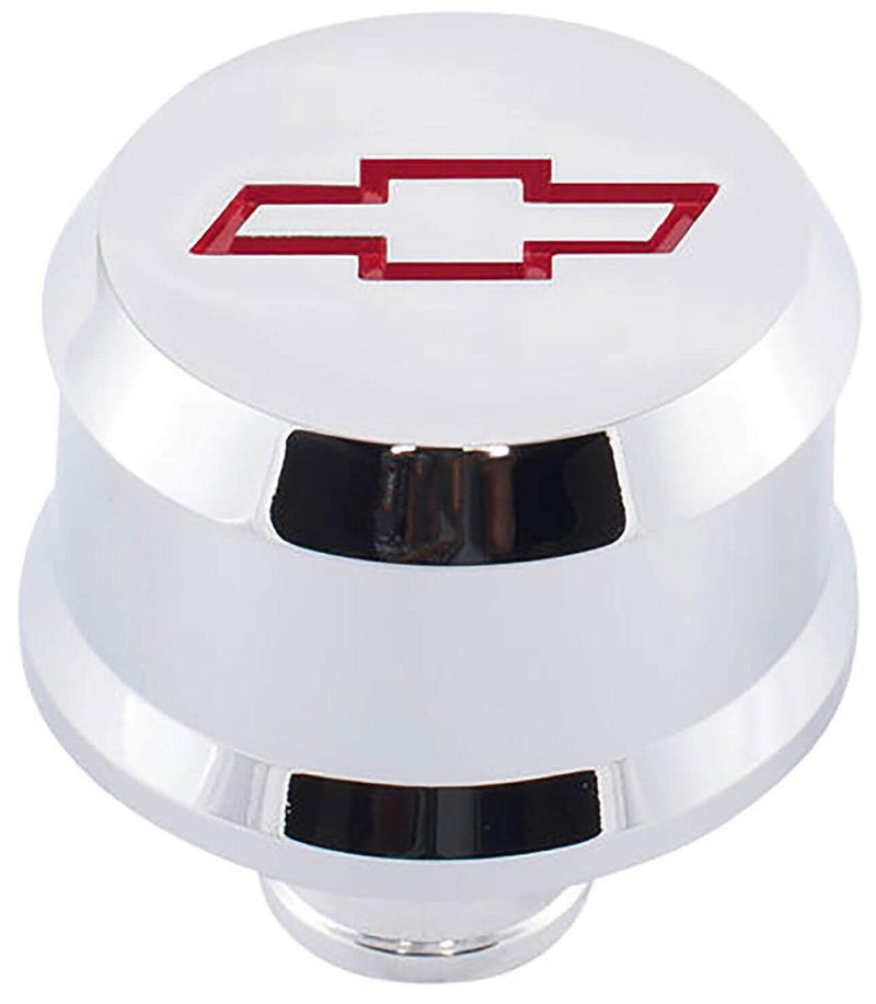 Proform Slant Edge Aluminium Valve Cover Breather Push-In Style - Chrome (PR141-853) PR141-853
