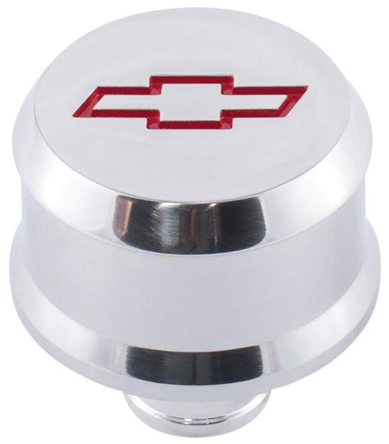 Proform Slant Edge Aluminium Valve Cover Breather Push-In Style - Polished (PR141-855) PR141-855