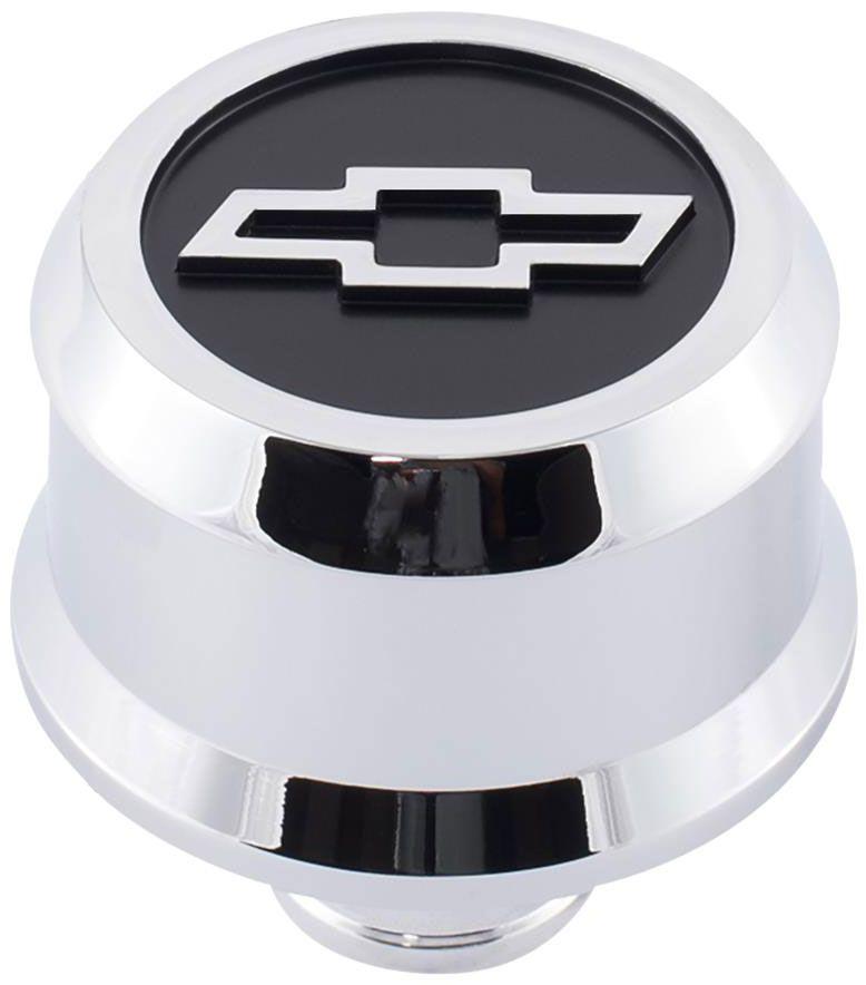 Proform Slant Edge Aluminium Valve Cover Breather Push-In Style - Chrome (PR141-856) PR141-856